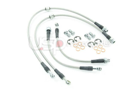 USP Stainless Steel Brake Line Kit - Performance Pack | 2015-2021 VW Golf GTI/R MK7 (V-133512CL)