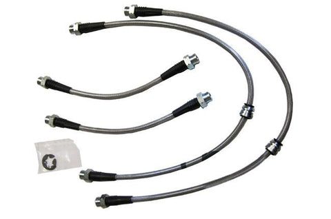 USP Motorsports Stainless Steel Brake Line Kit | 2012-2013 VW Golf R Mk6 (V-1410CL4)