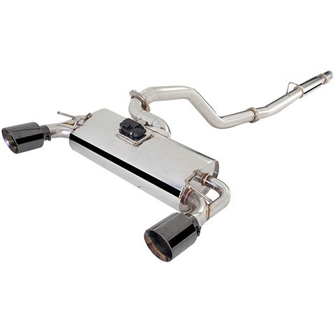 XForce Stainless Steel 3" Cat-Back System | 2016-2018 Ford Focus RS (ESFRS16VKCS)