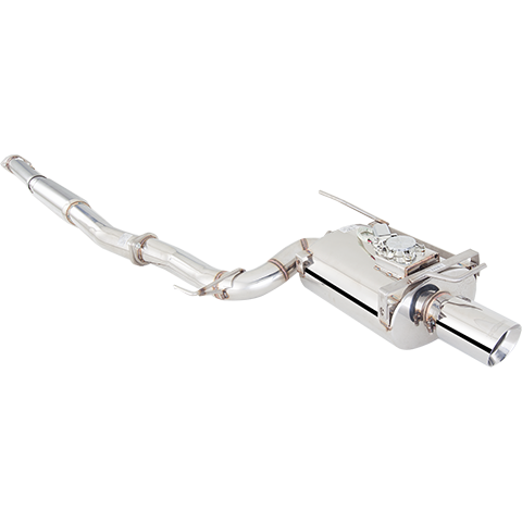 XForce 3" Stainless Steel Cat-Back Exhaust System | 2001-2007 Mitsubishi Evo 7/8/9 (ES-EV8-01-VMK-CBS)