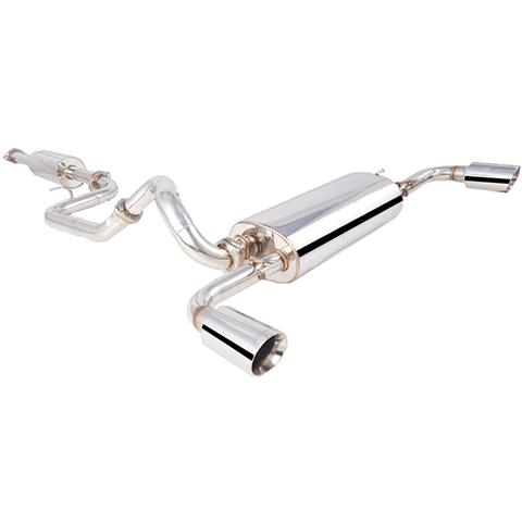 XForce Stainless Steel 2.5" Cat-Back Exhaust System | 2010-2013 Mazda Mazdaspeed 3 (ES-MZ3-05-CBS)