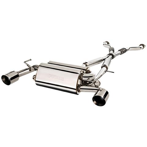 XForce Twin 2.5" Stainless Cat-Back Exhaust System | 2009-2020 Nissan 370Z (ES-N370Z-CBS)