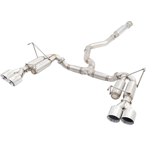 XForce Stainless Steel Cat-Back Exhaust System | 2011-2021 Subaru WRX/STI Sedan (ESSW28CS)