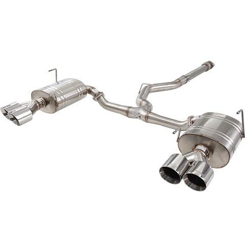 XForce Quad-Tipped Cat-Back Exhaust System | 2022+ Subaru WRX
