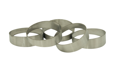 Xforce 304SS Brushed 3.5" Pie Cut (PSB-3509451)