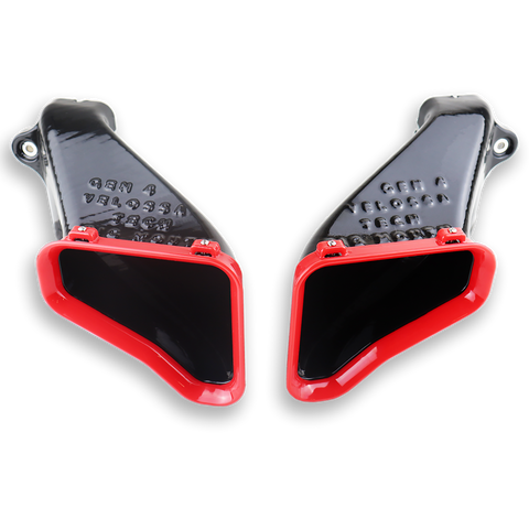 Velossa Tech BIG MOUTH Full Kit Intake Snorkel | 2019-2021 Genesis G70 3.3T (VT-BM-0216-PBLU-BLK-RECT)