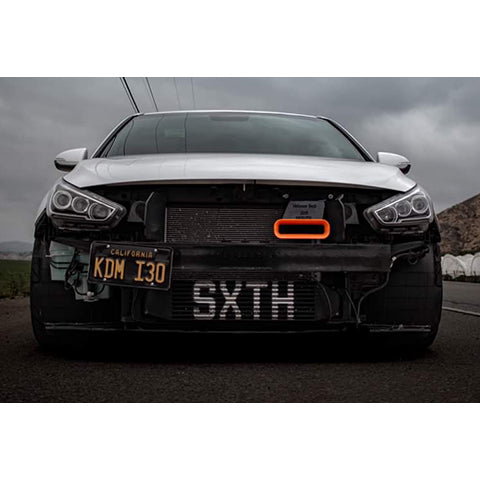 Velossa Tech BIG MOUTH Full Kit Intake Snorkel | 2018-2019 Hyundai Elantra GT Sport/Elantra N-line (VT-BM-0180-PBLU-BLK-RECT)