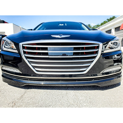 Velossa Tech BIG MOUTH Full Kit Intake Snorkel | 2015-2021 Genesis G80 3.3TT (VT-BM-0219-PBLU-BLK-RECT)