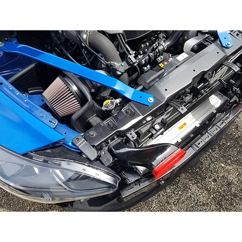 Velossa Tech BIG MOUTH Full Kit Intake Snorkel | 2018-2019 Kia Stinger 2.0T (VT-BM-0150-PBLU-BLK-RECT)