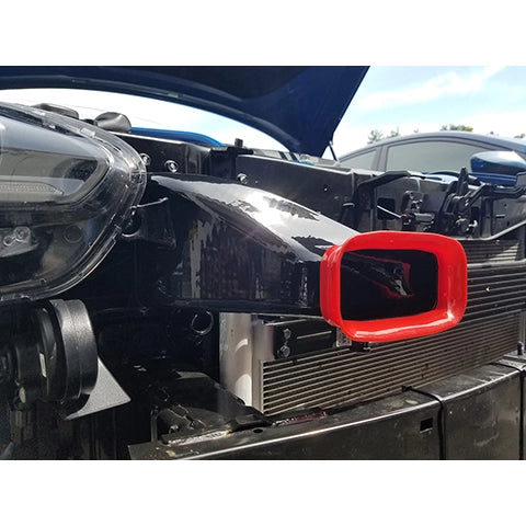 Velossa Tech BIG MOUTH Full Kit Intake Snorkel | 2018-2019 Kia Stinger 2.0T (VT-BM-0150-PBLU-BLK-RECT)