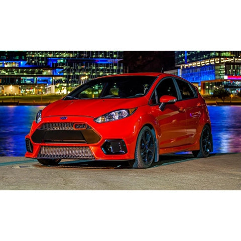 Velossa Tech BIG MOUTH Full Kit Intake Snorkel | 2015-2017 Ford Fiesta ST (VT-BM-0020-PBLU-BLK-RECT)