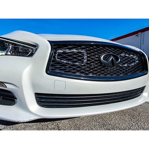 Velossa Tech BIG MOUTH Full Kit Intake Snorkel | 2016-2024 Infiniti Q50 Red Sport (VT-BM-0223-PBLU-BLK-RECT)