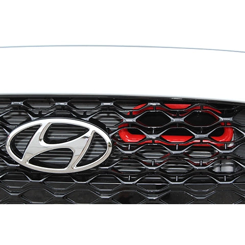 Velossa Tech BIG MOUTH Full Kit Intake Snorkel | 2019-2022 Hyundai Veloster N (VT-BM-0190-PBLU-BLK-RECT)