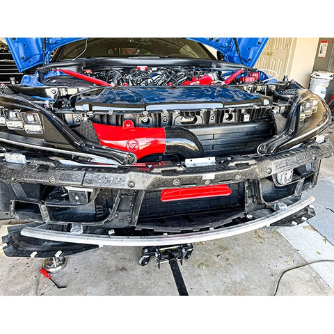Velossa Tech BIG MOUTH Full Kit Intake Snorkel | 2020-2026 Toyota Supra (VT-BM-0226-PBLU-BLK-RECT)