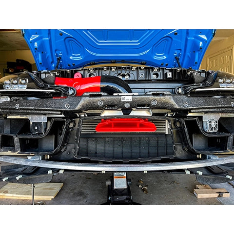 Velossa Tech BIG MOUTH Full Kit Intake Snorkel | 2020-2026 Toyota Supra (VT-BM-0226-PBLU-BLK-RECT)