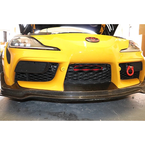 Velossa Tech BIG MOUTH Full Kit Intake Snorkel | 2020-2026 Toyota Supra (VT-BM-0226-PBLU-BLK-RECT)