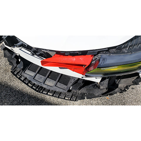 Velossa Tech BIG MOUTH Full Kit Intake Snorkel | 2017-2023 Chevrolet Camaro ZL1 and 2016-2018 Chevrolet Camaro SS/V6/2.0T (VT-BM-0220-PBLU-BLK-RECT)