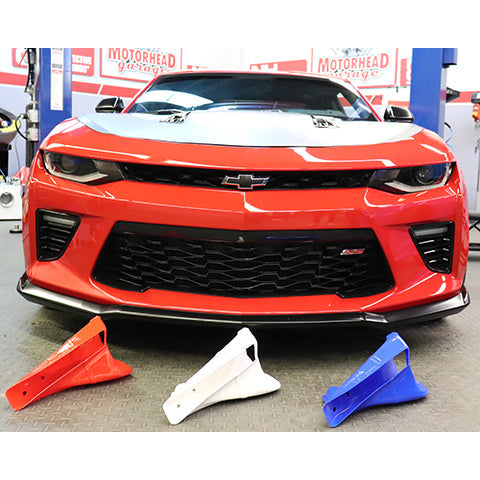 Velossa Tech BIG MOUTH Full Kit Intake Snorkel | 2017-2023 Chevrolet Camaro ZL1 and 2016-2018 Chevrolet Camaro SS/V6/2.0T (VT-BM-0220-PBLU-BLK-RECT)