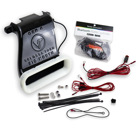 Velossa Tech BIG MOUTH Full Lit Kit Intake Snorkel | 2018-2019 Hyundai Elantra GT Sport/Elantra N-line (VT-BM-1180)