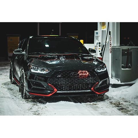 Velossa Tech BIG MOUTH Full Lit Kit Intake Snorkel | 2019-2020 Hyundai Veloster N (VT-BM-1190)