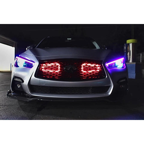 Velossa Tech BIG MOUTH Full Lit Kit Intake Snorkel | 2014-2024 Infiniti Q50 (VT-BM-1222)