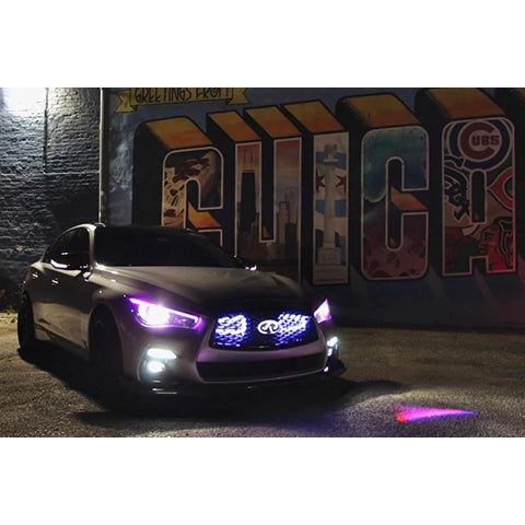 Velossa Tech BIG MOUTH Full Lit Kit Intake Snorkel | 2016-2022 Infiniti Q60 Red Sport (VT-BM-1225)