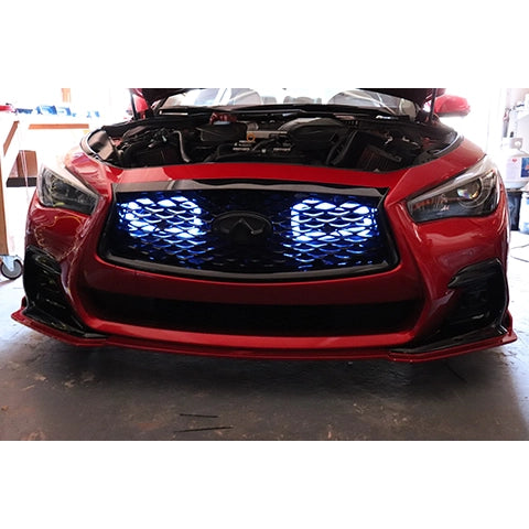 Velossa Tech BIG MOUTH Full Lit Kit Intake Snorkel | 2016-2022 Infiniti Q60 Red Sport (VT-BM-1225)