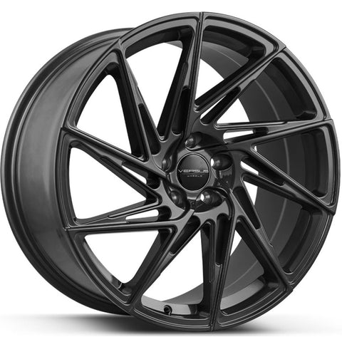 Versus Racing VS777 Gloss Black 20x8.5 | 5x120 (VS77720855120+35BLACK)