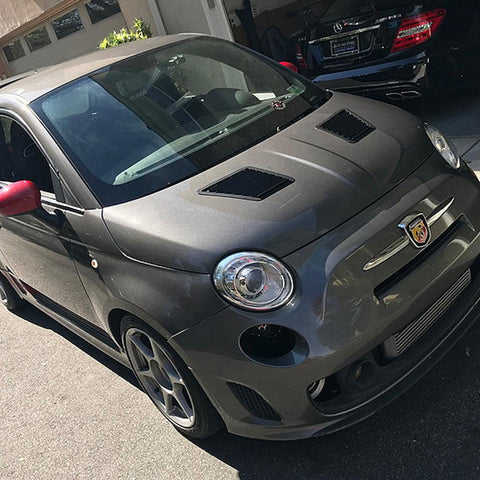 Verus Engineering Hood Louver Kit | 2008+ Fiat 500 Abarth (A0103A)