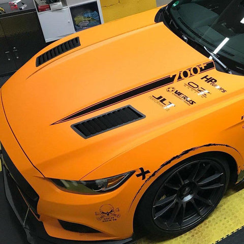 Verus Engineering Hood Louver Kit - Non GT Hood Spec | 2015-2021 Ford Mustang S550 (A0066A)