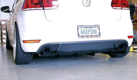 Verus Engineering Rear Diffuser | 2010-2014 VW Golf GTI Mk6 (A0146A)