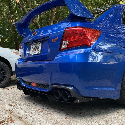 Verus Engineering Rear Diffuser | 2008-2014 Subaru WRX/STI Sedan (A0187A)