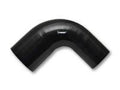 4 Ply 90 Degree Reducer Elbow, 2.75" ID x 3" ID x 8" Leg Length Black by Vibrant Performance - Modern Automotive Performance
