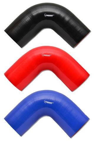 Vibrant Performance 4-Ply Reinforced 90 Degree Elbow (3.5" I.D. x 3.25" Length)