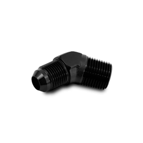 Vibrant -12 AN x 1/2in NPT 45 Degree Adapter Fitting - Aluminum (10164)