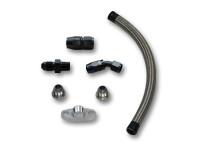 Universal Oil Drain Kit for T3/T4 Turbos (12" long line) by Vibrant Performance - Modern Automotive Performance

