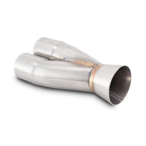 Vibrant 2-1 SS Merge Collectors - 3in Inlet Slipover ID 4in Outlet OD - Sold Individually (10362)