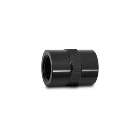 Vibrant 1in NPT Female Pipe Thread Coupler - Aluminum (10385)
