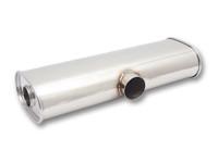 STREETPOWER Muffler, 3" side inlet x dual 2.5" outlets by Vibrant Performance - Modern Automotive Performance
