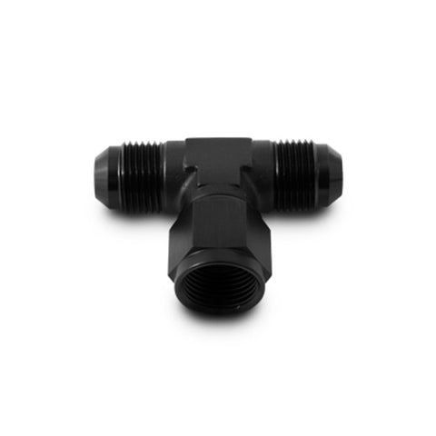 Vibrant -4AN Tee Fitting with Female -4AN Swivel On Side (10791)