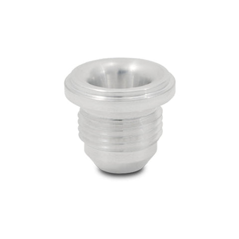Vibrant -4 AN Male Weld Bung - 3/4in Flange OD - Aluminum (11150)