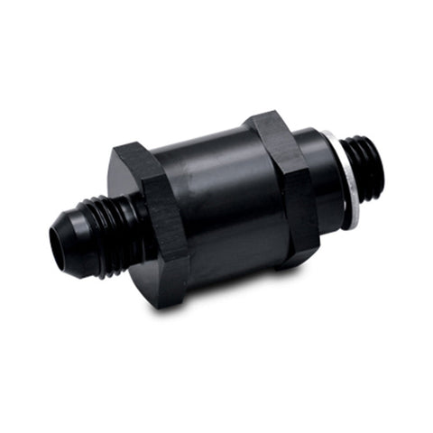 Vibrant -6AN Male Flare to 12mm x 1.5 Metric Fuel Pump Check Valve (11198)