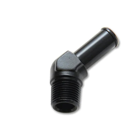 Vibrant 3/8NPT to 3/8 Barb 45 Degree Fitting (11225)