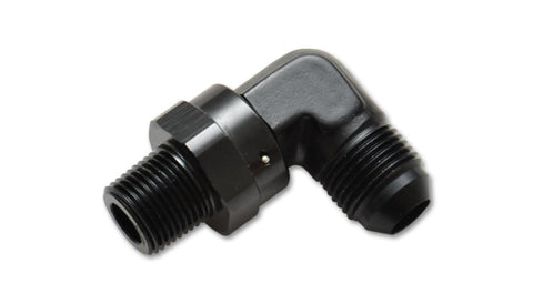 Vibrant -3AN to 1/8in NPT Swivel 90 Degree Adapter Fitting (11350)