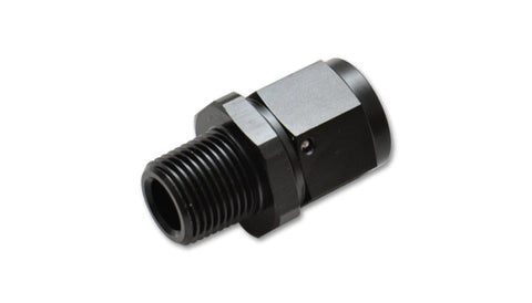 Vibrant -3AN to 1/8in NPT Female Swivel Straight Adapter Fitting (11365)