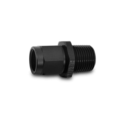 Vibrant -10AN to 1/2in NPT Female Swivel Straight Adapter Fitting (11375)