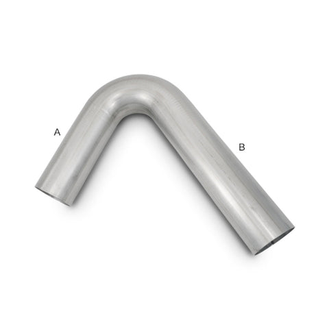 Vibrant Performance 2.25in O.D. 304 Stainless Steel 120° Mandrel Bend - 4in x 12in leg lengths/3.375in Centerline Radius (13008)