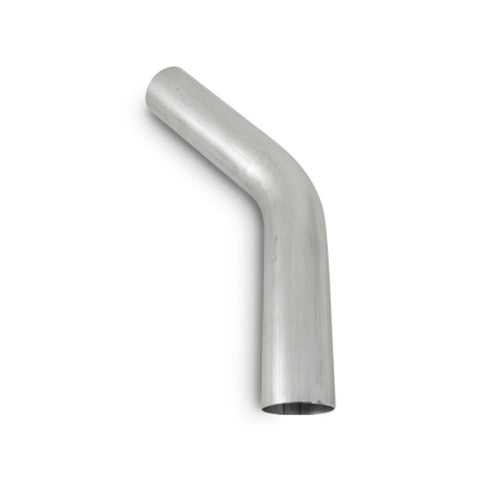 Vibrant Performance Mandrel Bend - 1.5in O.D./T304 SS/45 degree/ 6in x 6in leg lengths/1.5in Centerline Radius (13092)