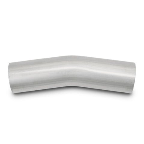 Vibrant Performance 1.625" OD 304 Stainless Steel 15° Mandrel Bend - 6" Leg Length/2.5" Centerline Radius (13123)