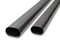 3" Oval (nominal) T304 Stainless Steel Straight Tubing 5 feet long by Vibrant Performance - Modern Automotive Performance
